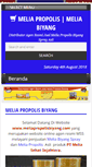 Mobile Screenshot of meliapropolisbiyang.com